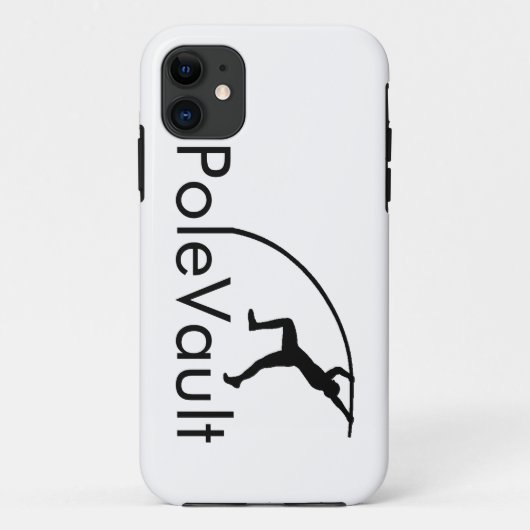 Pole vault iPhone case (Achterkant)