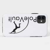 Pole vault iPhone case (Achterkant (horizontaal))