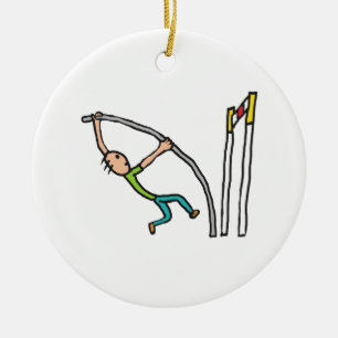 Pole Vault Keramisch Ornament
