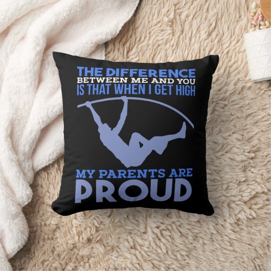 Pole Vault - Mijn ouders zijn trots Kussen (Deken)