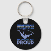 Pole Vault - Mijn ouders zijn trots Sleutelhanger (Voorkant)