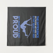 Pole Vault - Mijn ouders zijn trots Wandkleed (Voorkant (horizontaal))