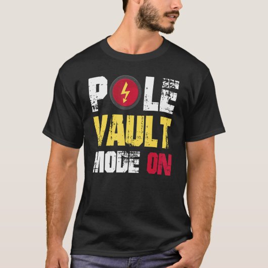 Pole Vault Mode on T-shirt (Voorkant)