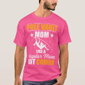 Pole Vault Moeder Vrouwen Track en Field Athlet T-shirt (Voorkant)