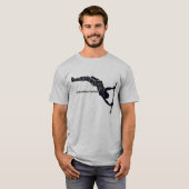 Pole Vault Philippians 3:14 Christelijke T-Shirts (Voorkant volledig)