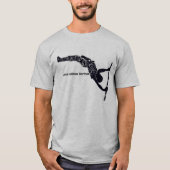 Pole Vault Philippians 3:14 Christelijke T-Shirts (Voorkant)