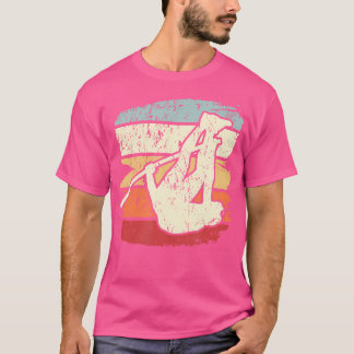 Pole Vault Pole Vaulting 60S 70S Style Retro Pole T-shirt