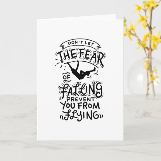 Pole Vault-pool vaulting Kaart (Gele Bloem)