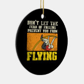 Pole Vault-pool vaulting Keramisch Ornament (Rechts)