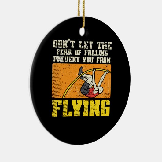 Pole Vault-pool vaulting Keramisch Ornament (Rechts)