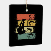 Pole Vault Retro Keramisch Ornament (Rechts)