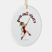 Pole Vault - Rood (licht) Keramisch Ornament (Rechts)