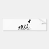 Pole Vault Sport Evolution Art Bumpersticker (Voorkant)