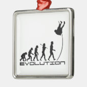 Pole Vault Sport Evolution Art Metalen Ornament (Links)