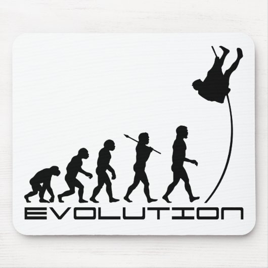 Pole Vault Sport Evolution Art Muismat (Voorkant)