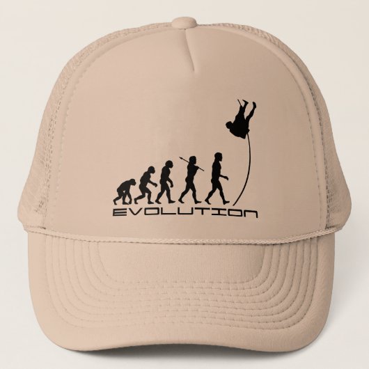 Pole Vault Sport Evolution Art Trucker Pet (Voorkant)