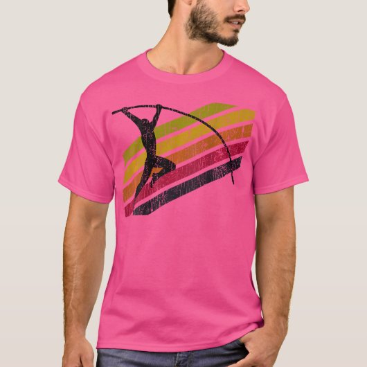 Pole Vault T-shirt - Fun Pole Vaulling Shirt voor (Voorkant)