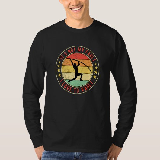 Pole Vault Vaulter Jump T-shirt (Voorkant)