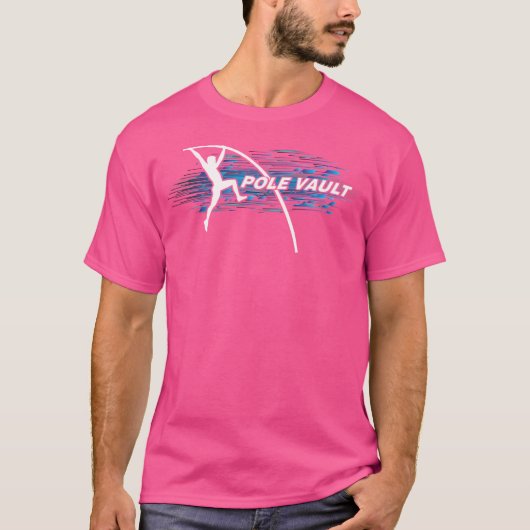 Pole Vault Vaulter Sport Track Field T-shirt (Voorkant)