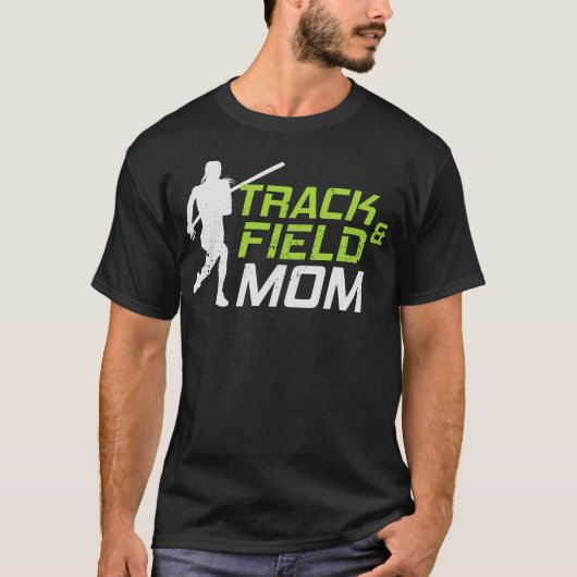 Pole Vault Vaulting Jumping Track & Field Mam T-shirt (Voorkant)