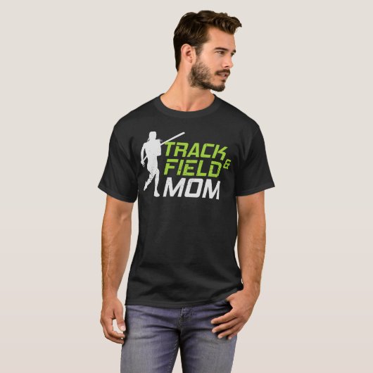 Pole Vault Vaulting Jumping Track & Field Mam T-shirt (Voorkant volledig)