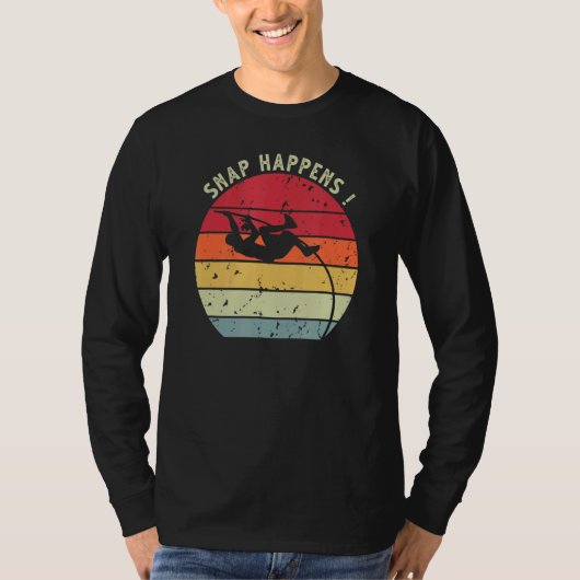 Pole Vault vervormde look-puls T-shirt (Voorkant)
