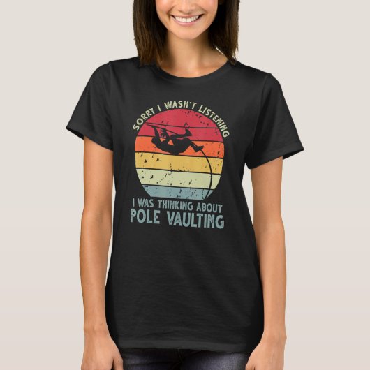 Pole Vault vervormde look-puls T-shirt (Voorkant)