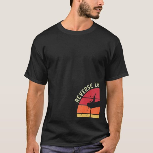 Pole Vault vervormde look-puls T-shirt (Voorkant)