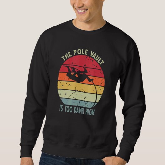 Pole Vault vervormde look-puls Trui (Voorkant)