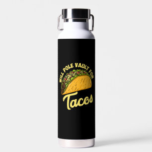 Pole Vault voor tacos Waterfles