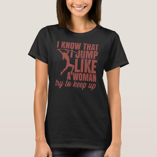 Pole Vault Women T-shirt (Voorkant)