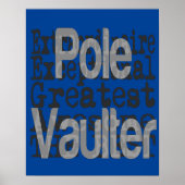 Pole Vaulter Extraordinaire Poster (Voorkant)