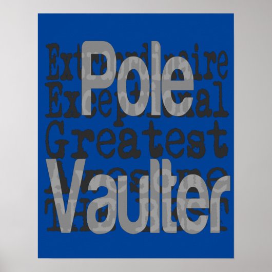 Pole Vaulter Extraordinaire Poster (Voorkant)