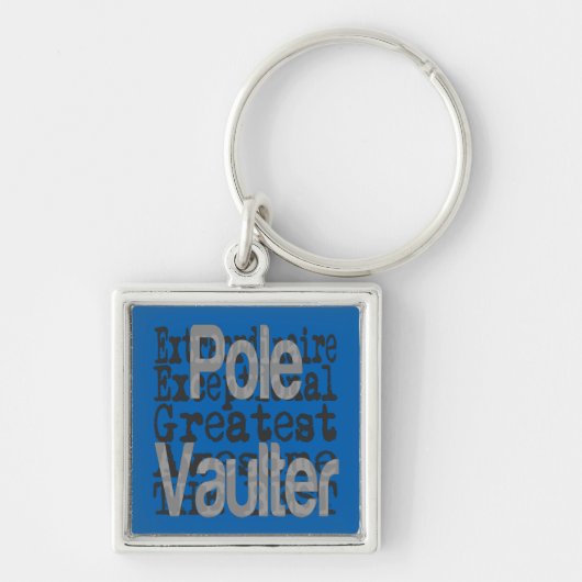 Pole Vaulter Extraordinaire Sleutelhanger (Voorkant)