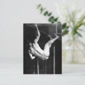Pole Vaulter - Muybridge  Foto 1885 Briefkaart (Staand voorkant)