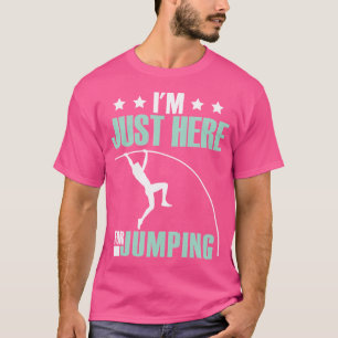 Pole Vaulter Sport Jumper Pole Vault Grappig T-shirt