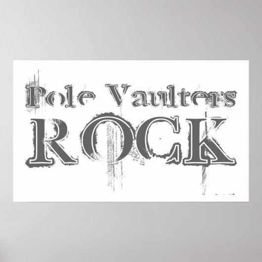 Pole Vaulters Rock Poster (Voorkant)