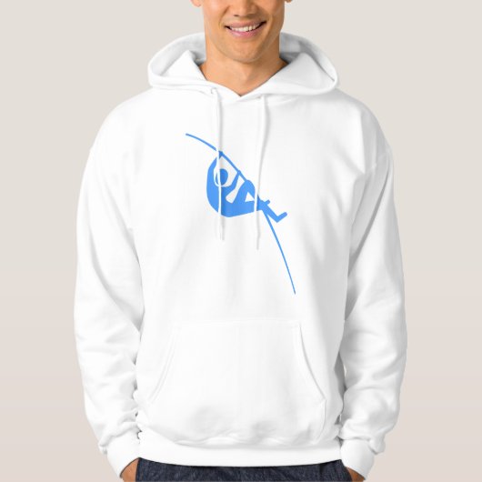 Pole Vaulting - Baby Blue Hoodie (Voorkant)