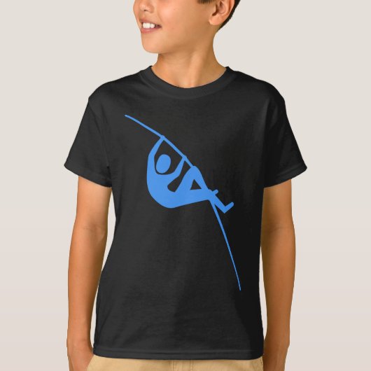 Pole Vaulting - Baby Blue T-shirt (Voorkant)