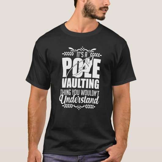 Pole Vaulting Beginner Vault met Jumping Trainer V T-shirt (Voorkant)