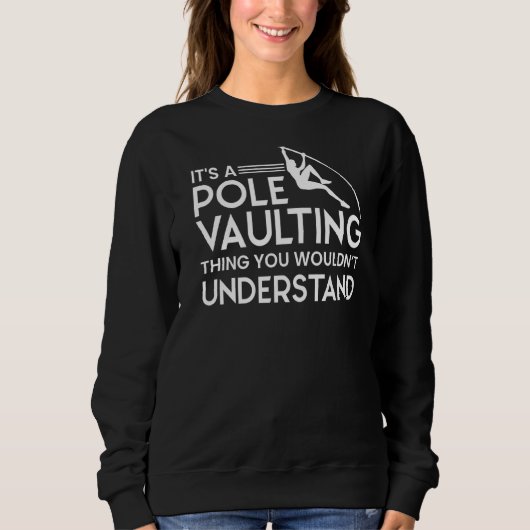 Pole Vaulting Beginner Vault met Jumping Trainer V Trui (Voorkant)