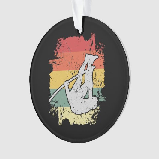 Pole Vaulting Design voor een pooldraagtas Ornament (voorkant)