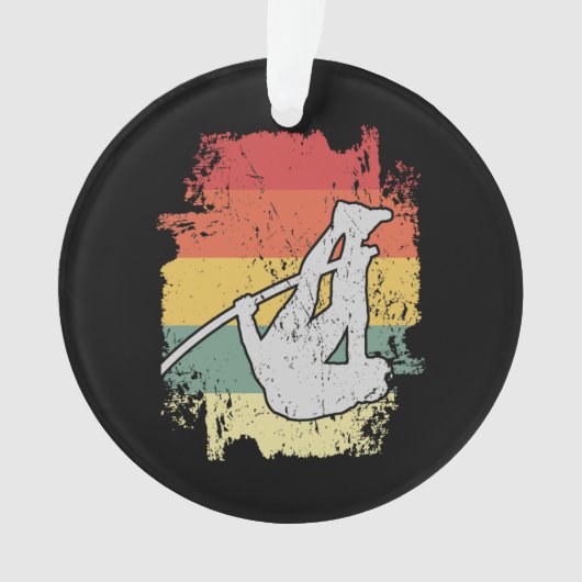 Pole Vaulting Design voor een pooldraagtas Ornament (voorkant)