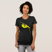 Pole Vaulting - Geel T-shirt (Voorkant volledig)