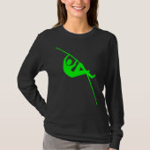 Pole Vaulting - Green T-shirt (Voorkant)