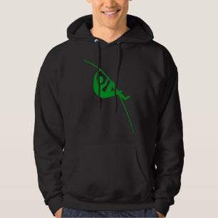 Pole Vaulting - Grijs Groen Hoodie
