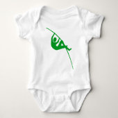 Pole Vaulting - Grijs Groen Romper (Voorkant)