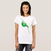 Pole Vaulting - Grijs Groen T-shirt (Voorkant volledig)