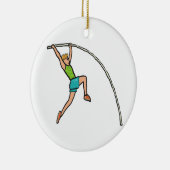 Pole Vaulting Keramisch Ornament (Rechts)