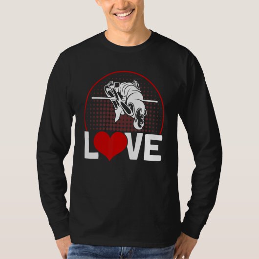 Pole Vaulting Love Pole Vault T-shirt (Voorkant)